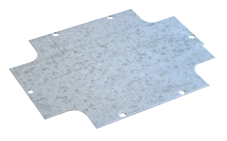 Galwanizowana płyta montażowa do puszek MD 172×127mm MD-SZL1 Tracon Electric