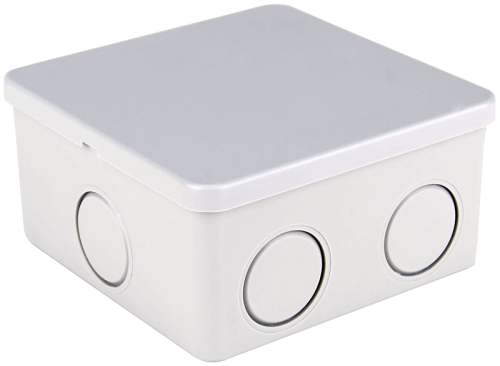 Obudowa elektroniczna, jasnoszara, pełna pokrywa 80×80×40mm, IP44 MED884 Tracon Electric