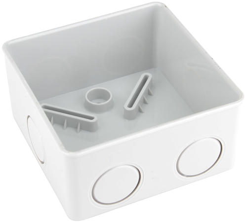 Obudowa elektroniczna, jasnoszara, pełna pokrywa 80×80×40mm, IP44 MED884 Tracon Electric