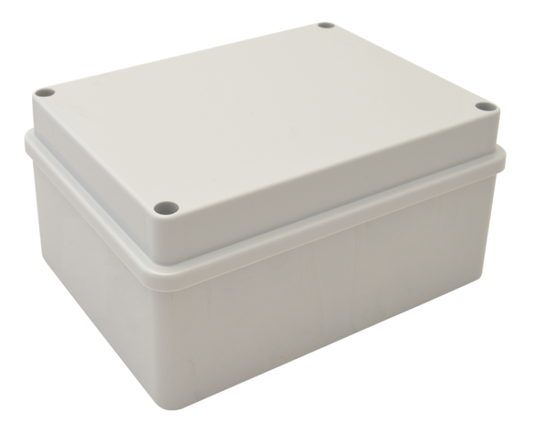 Obudowa elektroniczna, jasnoszara, pełna pokrywa 150×110×70mm, IP54 MED15117S Tracon Electric