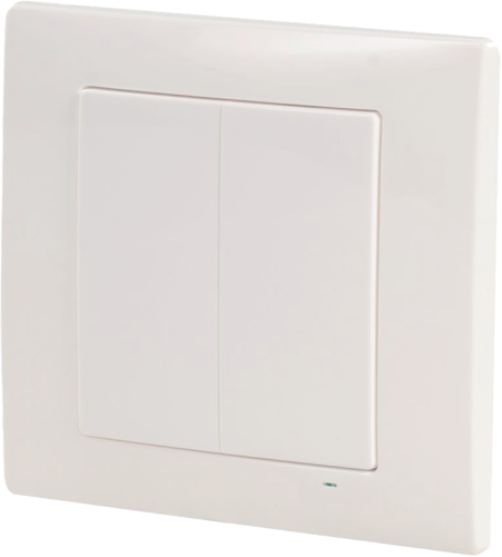 Radiowy nadajnik klawiszowy 4-kanałowy, biały 3 VDC, 868,32 Mhz, 300 m EFNY4W Tracon Electric