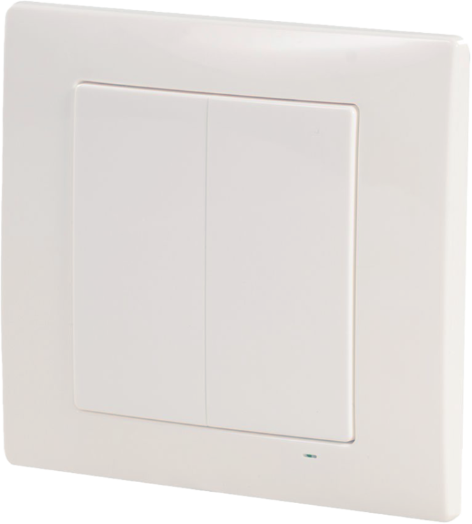 Radiowy nadajnik klawiszowy 4-kanałowy, biały 3 VDC, 868,32 Mhz, 300 m EFNY4W Tracon Electric