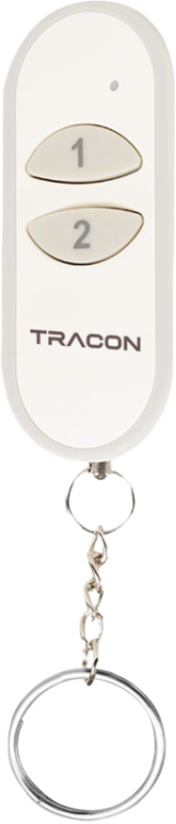 Pilot radiowy, 2-kanałowy, brelok 3 VDC, 868,32 Mhz, 300 m EFT2 Tracon Electric