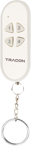 Pilot radiowy, 4-kanałowy, brelok 3 VDC, 868,32 Mhz, 300 m EFT4 Tracon Electric