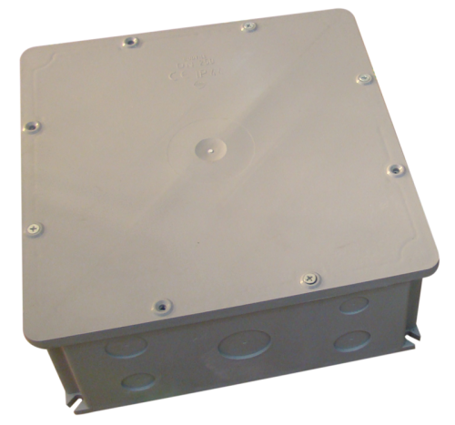 Plastikowa puszka montażowa, natynkowa, szara 250×250mm, IP44 DN250X250 Tracon Electric