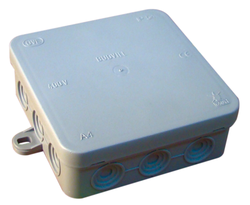 Elastyczna puszka montażowa, natynkowa, szara 100×100×40mm, IP54 PD100X100 Tracon Electric