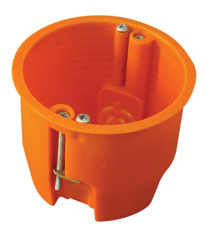Puszka GIPS, głęboka, bez pokrywy, pomarańczowa 65×60mm GD60 Tracon Electric