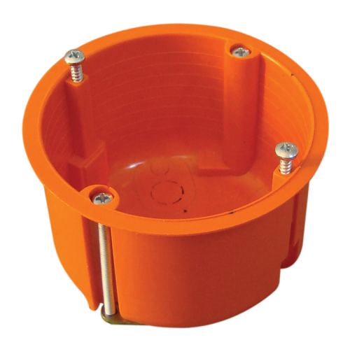 Puszka GIPS, zwykła bez pokrywy, pomarańczowa 65×45mm GD6021 Tracon Electric