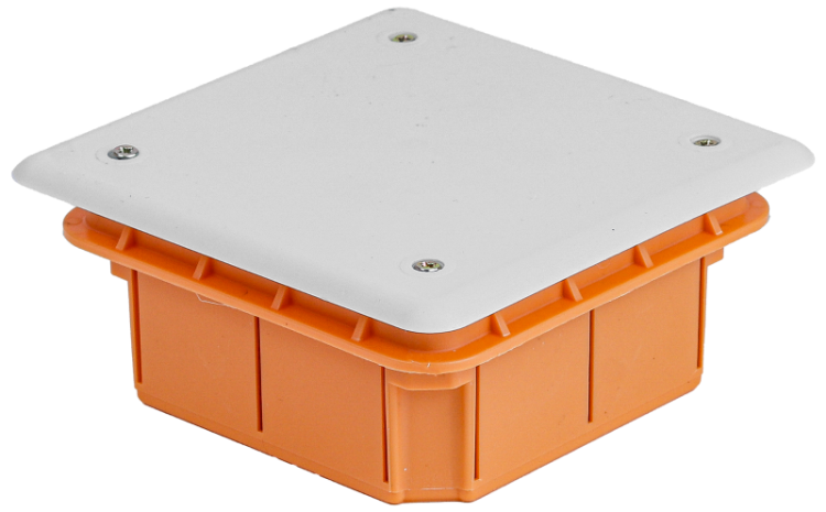 Podtynkowa, kwadratowa puszka połączeniowa 98×98x45(33) mm, IP20 S100X100 Tracon Electric