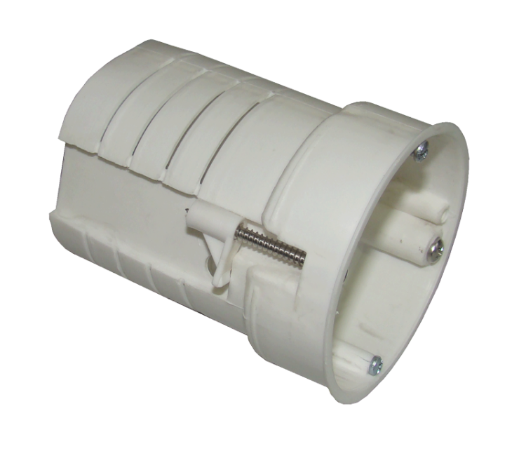 Puszka uniwersalna z regulacją głębokości, biała H=40-85mm,D=70mm UDT60 Tracon Electric
