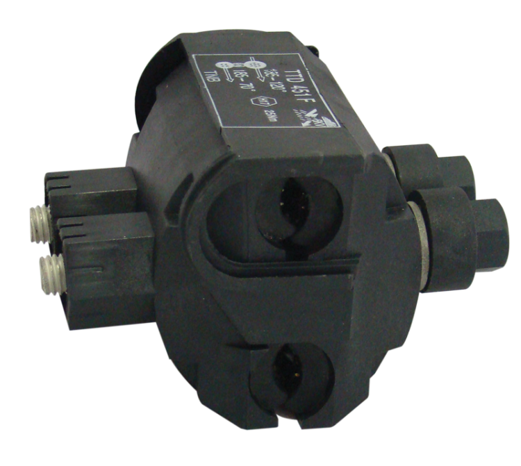 Izolowane złącze trójnikowe, śruba ze zrywaną główką 120-185/70-185mm2, 6kV, 2xM8 TSZL6-4 Tracon Electric