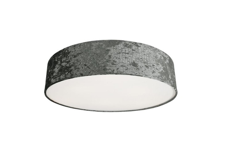 Lampa sufitowa Loft CROCO GRAY IV 8956 NOWODVORSKI Lighting 4xE27 nowoczesna oświetleniowa plafon Industrialna aksamit szary biały szara biała metal Inspiracje Premium