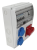 Rozdzielnica przem. z zabezpieczeniami Prot.:RCCB,MCB,Out:2×SCHUKO+1×16A(3P+N+E) TDB04-11MV Tracon Electric