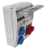 Rozdzielnica przem. z zabezpieczeniami Prot.:RCCB,MCB,Out:2×SCHUKO+1×16A(3P+N+E) TDB04-11MV Tracon Electric