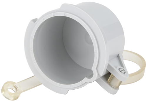 Wodoodporna pokrywa do wtyczek TICS-043..,TICS-044..,TICS-045..,(125A,3P/4P/5P)d=84mm, IP67 TICSCAP125345 Tracon Electric