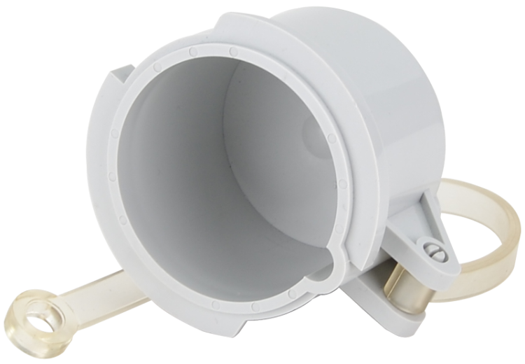 Wodoodporna pokrywa do wtyczek TICS-043..,TICS-044..,TICS-045..,(125A,3P/4P/5P)d=84mm, IP67 TICSCAP125345 Tracon Electric