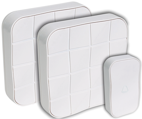 Dzwonek bezprzewodowy 3×AA, 1×CR2032, IP44, 100m, 10 music BELLW1-1V2 Tracon Electric