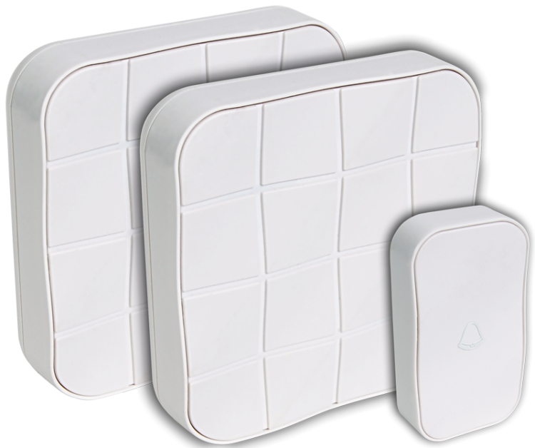 Dzwonek bezprzewodowy 3×AA, 1×CR2032, IP44, 100m, 10 music BELLW1-1V2 Tracon Electric