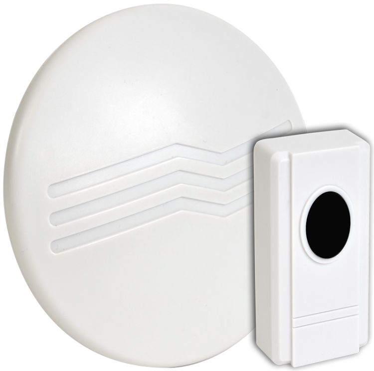 Dzwonek bezprzewodowy 2×AA, 1×CR2032, IP44, 100m, 32 music BELLW3-1V1 Tracon Electric