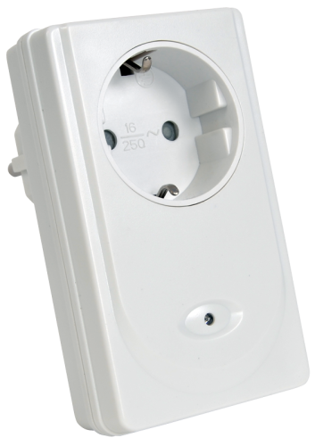 Gniazdo ze zdalnym sterowaniem 230VAC, 50Hz, 3600W, IP20, 433,92MHz RCS11 Tracon Electric