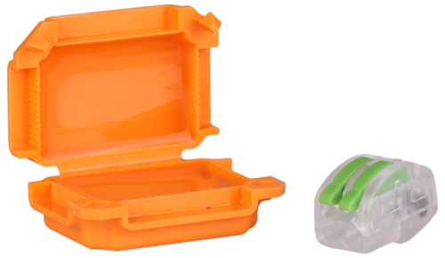 Wodoodporna obudowa z tworzywa sztucznego, pomarańczowa 41x28x19mm, IPX8 BOXW1 Tracon Electric