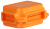 Wodoodporna obudowa z tworzywa sztucznego, pomarańczowa 41x28x19mm, IPX8 BOXW1 Tracon Electric