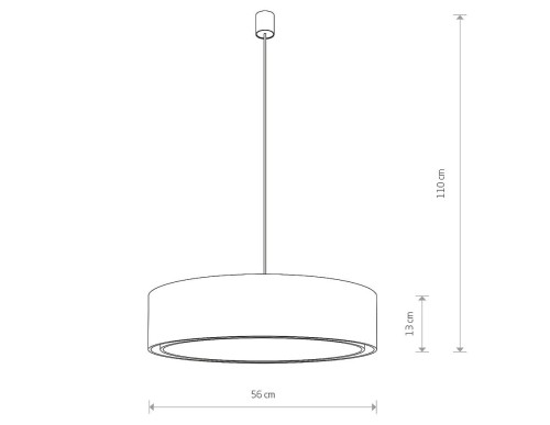 Lampa sufitowa wisząca Loft MIST III ZWIS 8942 NOWODVORSKI Lighting 3xE27 nowoczesna oświetleniowa Industrialna żyrandol abażur tkanina biały biała Inspiracje Premium