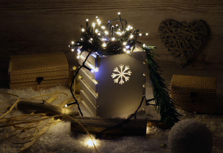 Świąteczne lampki mrugające, do użyt. na zewn./wewn. (X22008 230VAC, 2+10M, 100LED, 3,6W, 2600-2700K, IP44 CHRSTOSC100WW Tracon Electric