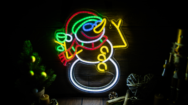 Bałwan LED NEON FLEX z USB (X25013) USB, 1,5m, 4,5W, RGB CHRNS Tracon Electric