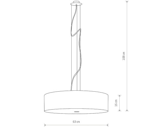 Lampa sufitowa wisząca Loft VIVIANE GRAY III ZWIS 6773 NOWODVORSKI Lighting 3xE27 nowoczesna oświetleniowa zwis Industrialna żyrandol abażur tkanina szary Inspiracje Premium