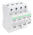 Ogranicznik przepięć T2, AC, wymienne wkładki Uc:275/255V; In:20kA; Imax:40kA; Up:1,3/1,5kV; 3+1P ESPD2-40-3+1P Tracon Electric