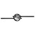 TEKANO LED 14W, lampa nad lustro, 1540lm, 4000K, IP44, dł. 55 cm, aluminium, czarna AD-OM-6517L4/B ADVITI