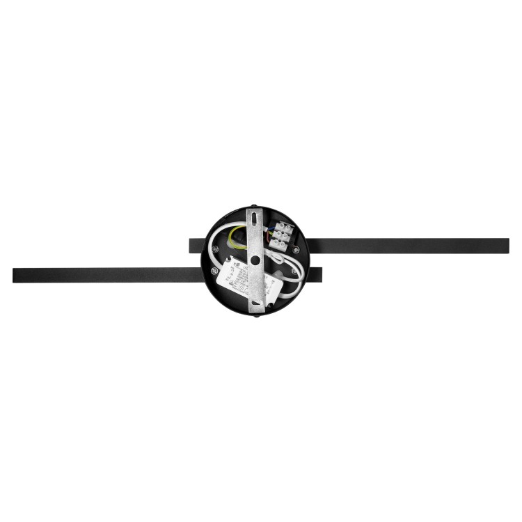 TEKANO LED 14W, lampa nad lustro, 1540lm, 4000K, IP44, dł. 55 cm, aluminium, czarna AD-OM-6517L4/B ADVITI