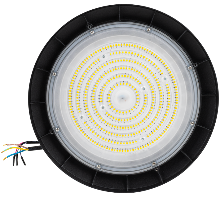 Oprawa LED, halowa, z regulowaną mocą i temperaturą barwową 230V,100/120/150W,17000/20400/25000lm,3000/4500/6000K,EEI=C LHBPW150CCT Tracon Electric
