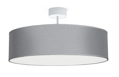 Lampa sufitowa Loft VIOLET GRAY III PLAFON 7960 NOWODVORSKI Lighting 3xE27 nowoczesna oświetleniowa Industrialna plafon abażur tkanina szary Inspiracje Premium