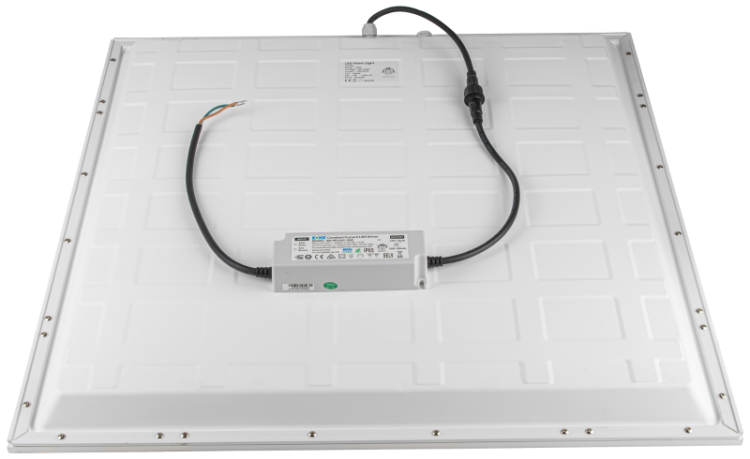 Panel LED, kwadratowy, hermetyczny 230VAC,50Hz,40W,4000lm,4000K,IP65,UGR<19,595x595mm,EEI=F LPIP606040NW Tracon Electric