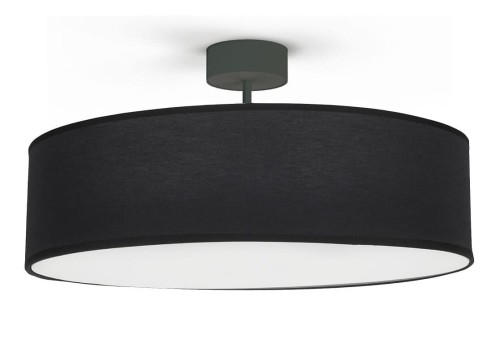 Lampa sufitowa Loft VIOLET BLACK III PLAFON 7961 NOWODVORSKI Lighting 3xE27 nowoczesna oświetleniowa Industrialna plafon abażur tkanina czarny Inspiracje Premium
