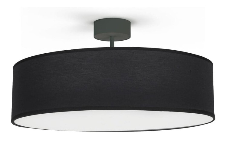 Lampa sufitowa Loft VIOLET BLACK III PLAFON 7961 NOWODVORSKI Lighting 3xE27 nowoczesna oświetleniowa Industrialna plafon abażur tkanina czarny Inspiracje Premium