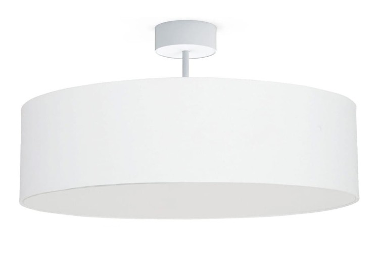 Lampa sufitowa Loft VIOLET WHITE III PLAFON 7958 NOWODVORSKI Lighting 3xE27 nowoczesna oświetleniowa Industrialna plafon abażur tkanina biały Inspiracje Premium