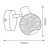 Kinkiet DEX 1xE14 ML2117 Milagro