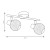 Lampa sufitowa DEX 2xE14 ML2118 Milagro