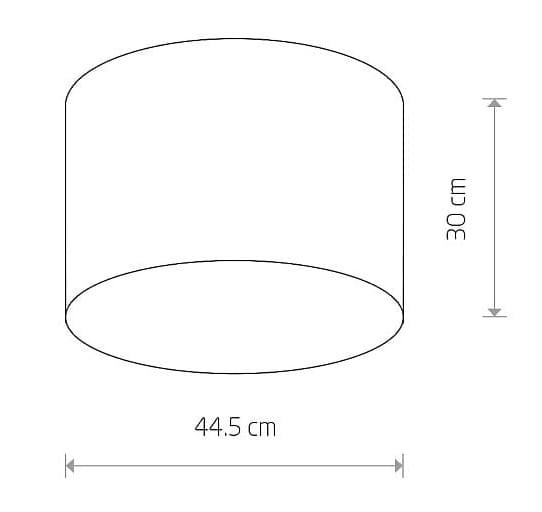 Lampa sufitowa Loft CAMERON GRAY III 9683 NOWODVORSKI Lighting 3xE27 nowoczesna oświetleniowa Industrialna plafon abażur tkanina szary Inspiracje Premium
