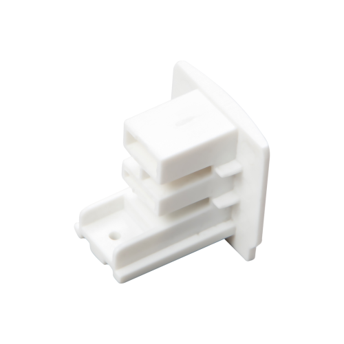 Zasilanie + Zaślepka Do Szynoprzewodu Biały 3-Obwodowy ML2140 Milagro