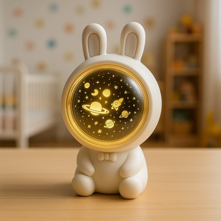 Lampka dziecięca projektor KOSMONAUTA ML2262 Milagro