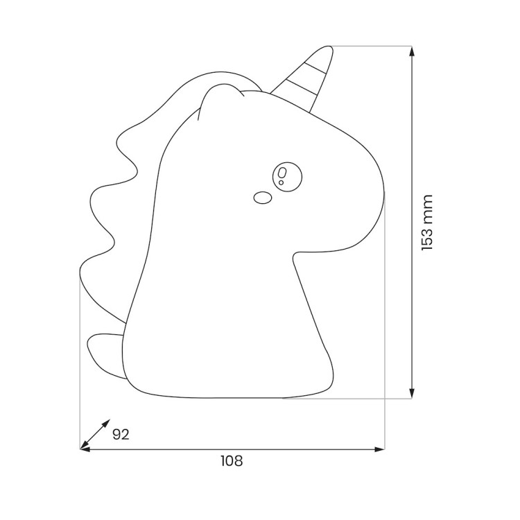 Lampka dziecięca UNICORN ML2264 Milagro