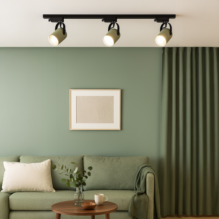 Oprawa Quber Track Szałwia 1xE27 ML2272 Milagro