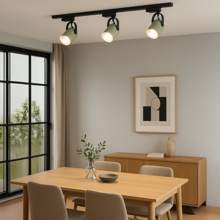 Oprawa Quber Track Szałwia 1xE27 ML2272 Milagro