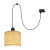 Zawiesie Hang Track Czarny 1xE27 3-obwodowy ML2280 Milagro