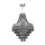 Żyrandol CORAL Black 3xE14 MLP1585 Milagro
