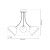 Lampa sufitowa QUEEN 3xE27 MLP2056 Milagro